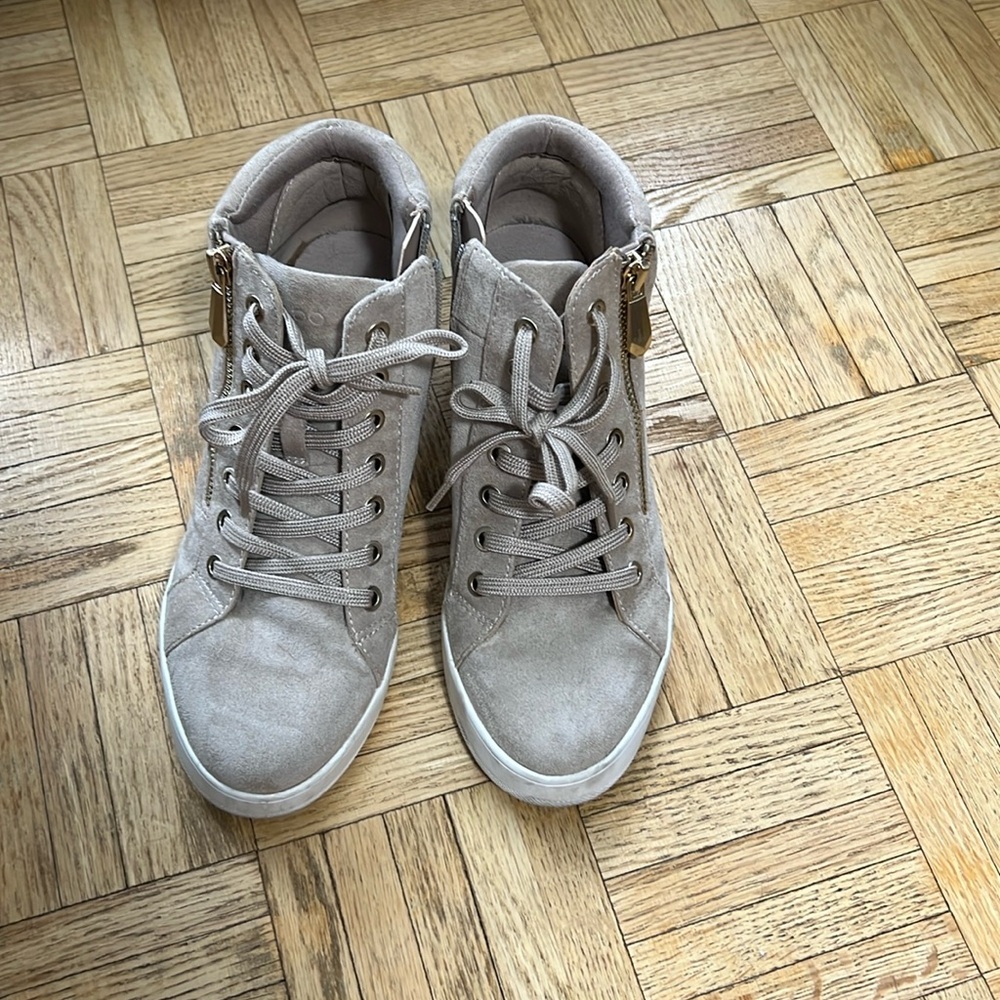 ALDO platform sneakers.